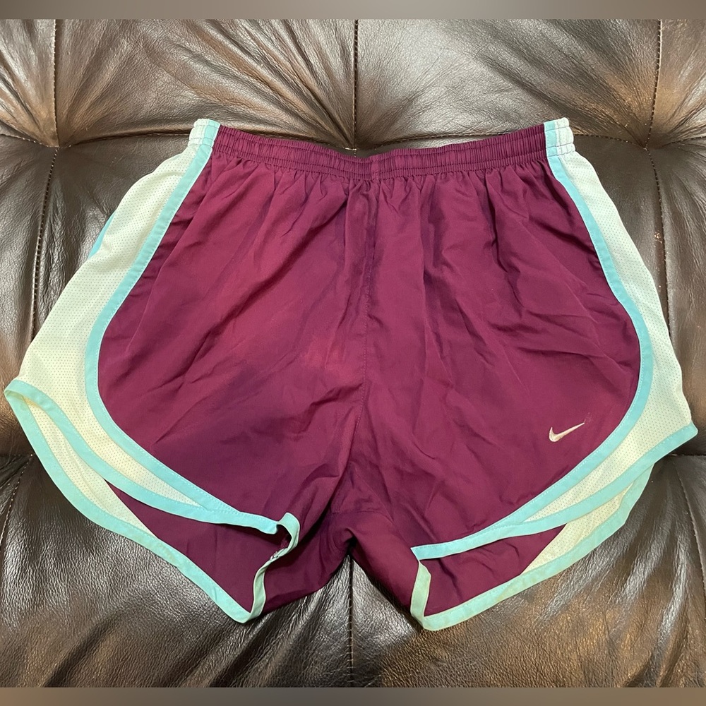 Nike Tempo Running Shorts - Purple/Aqua